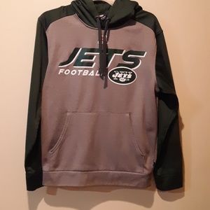 NY jets hooded seatshirt
